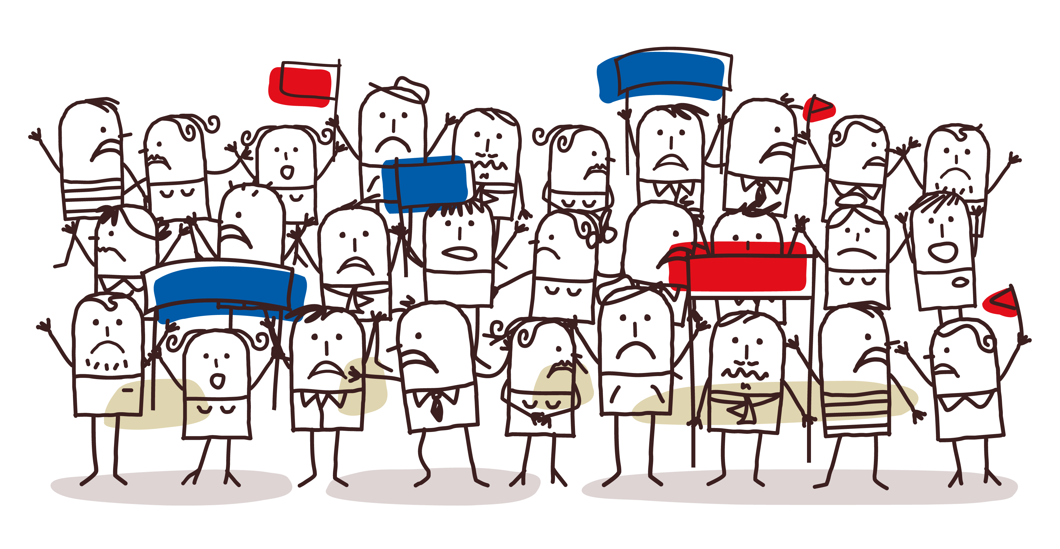 Drawing many little men