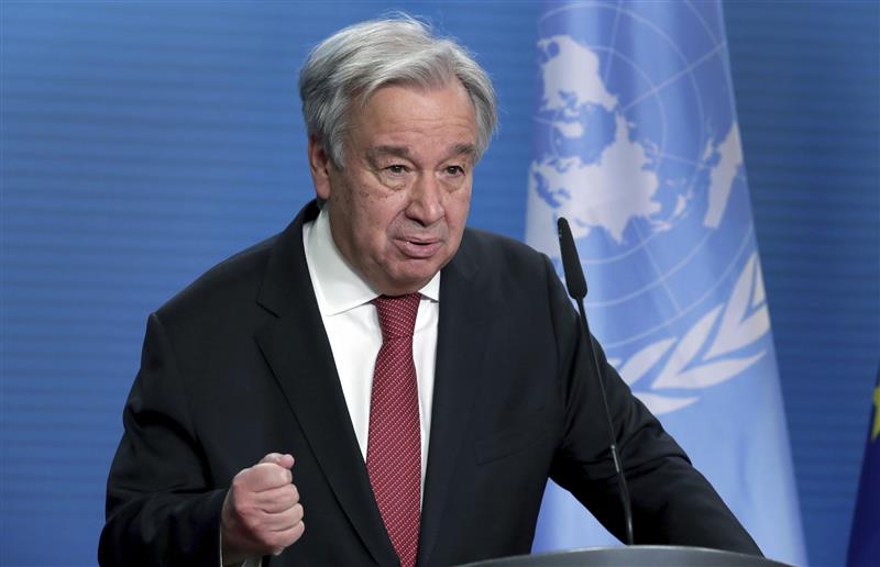 UN Secretary General Antonio Guterres