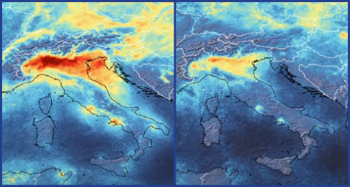 The COVID-19 lockdown. A breath of fresh air for Italy?