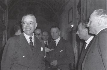 Gaetano Martino, Bruno Bottai, Attilio Cattani