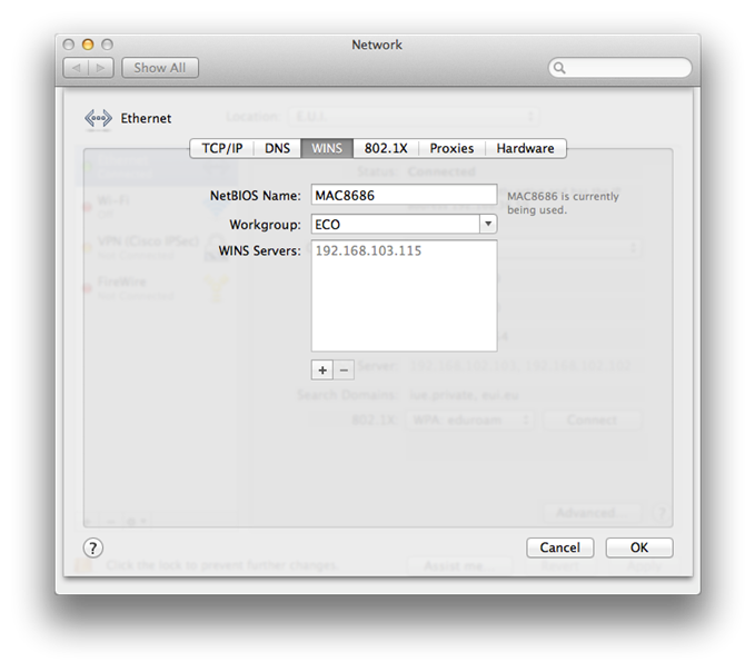 network faxing from a mac