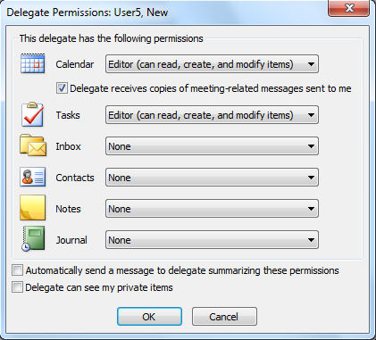 Delegate Permissions