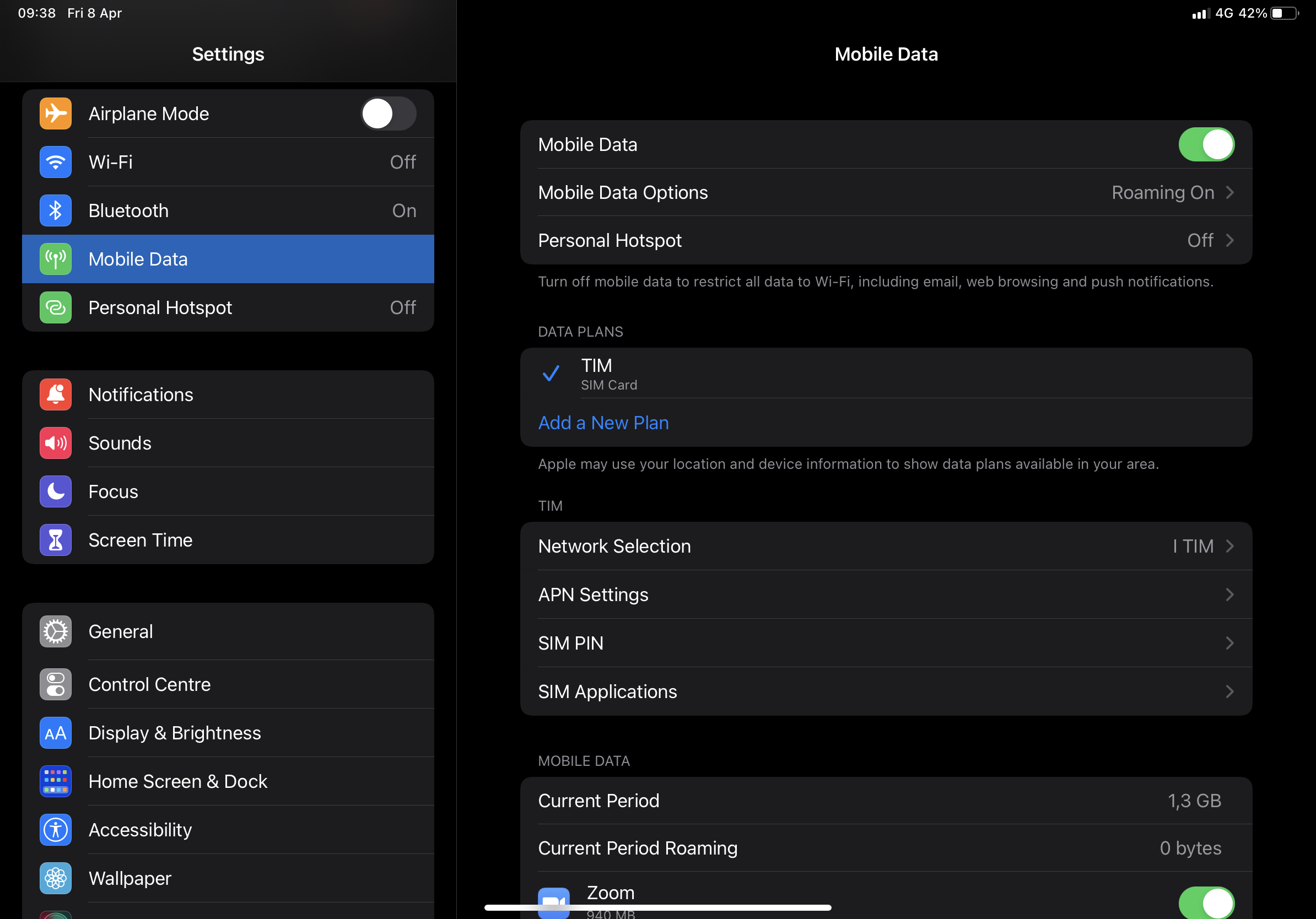 APN Configuration on iOS • European University Institute